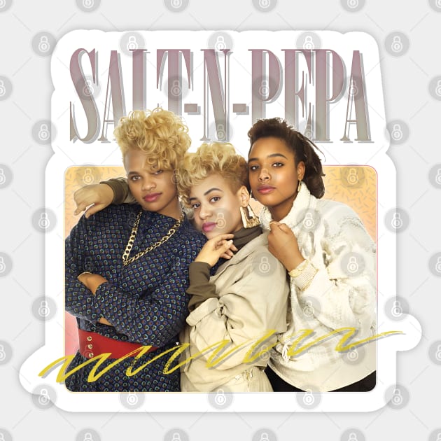 Salt N Pepa --- 80s Aesthetic Design Sticker by DankFutura